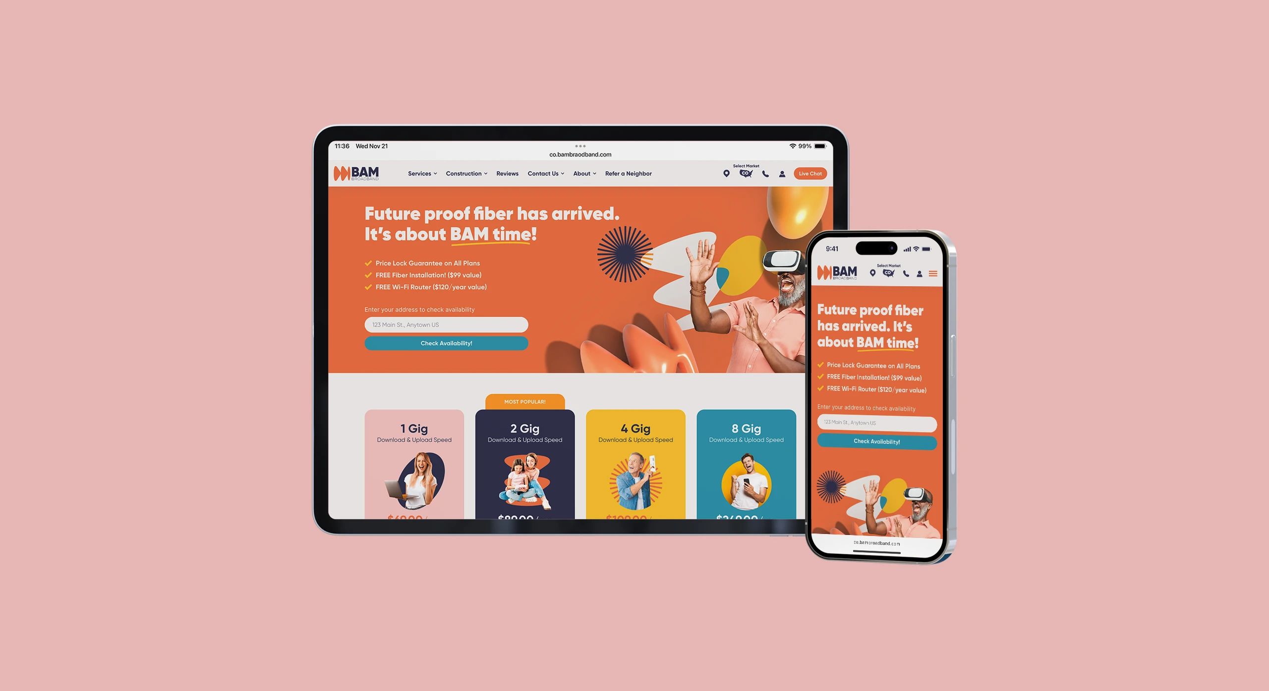 BAM Responsive Web-Design