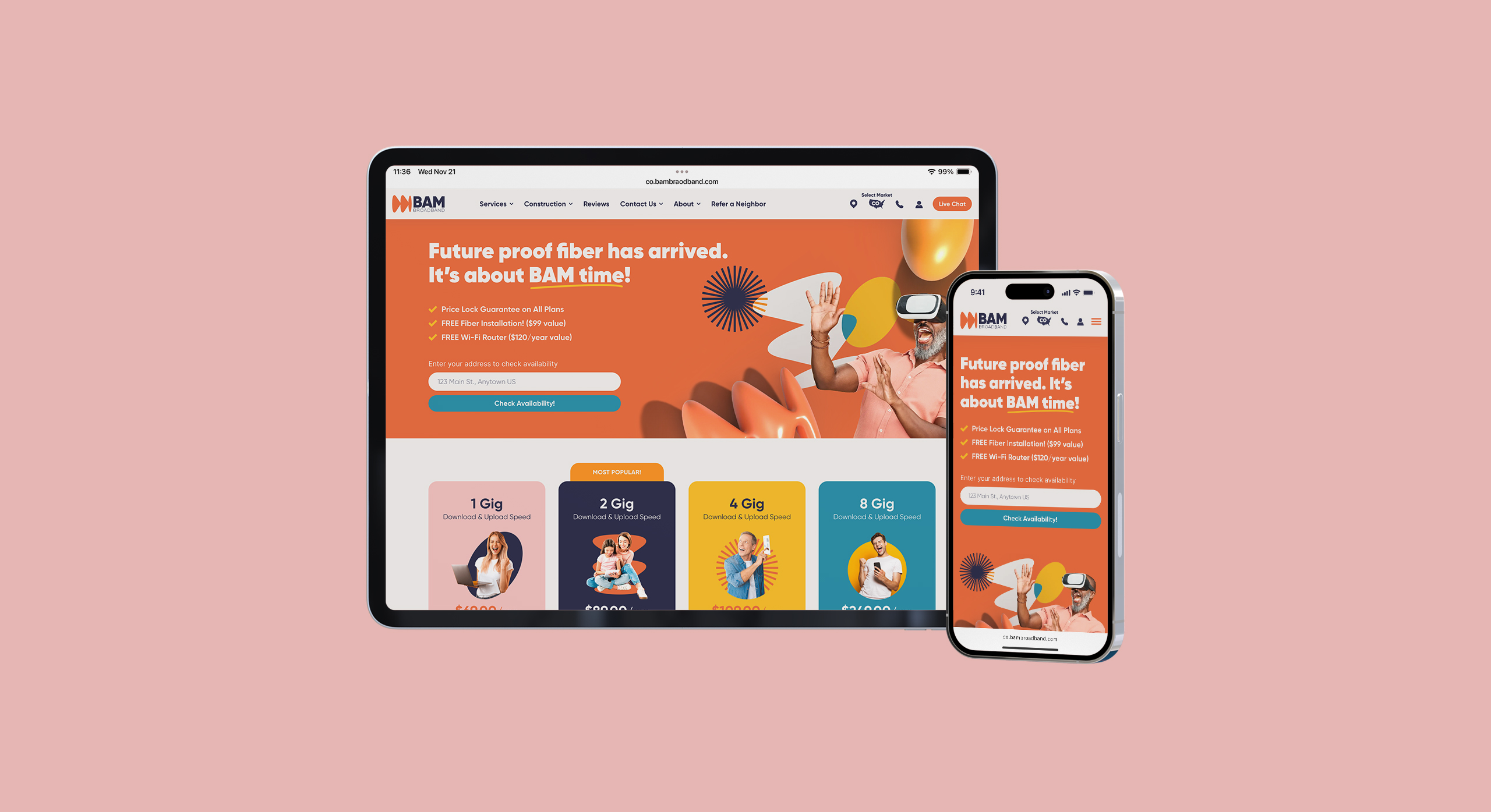 BAM Responsive Web-Design