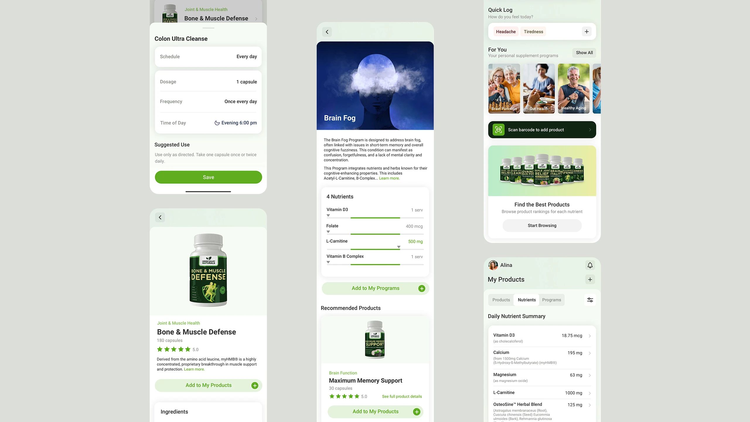 GVN Mobile App Screens