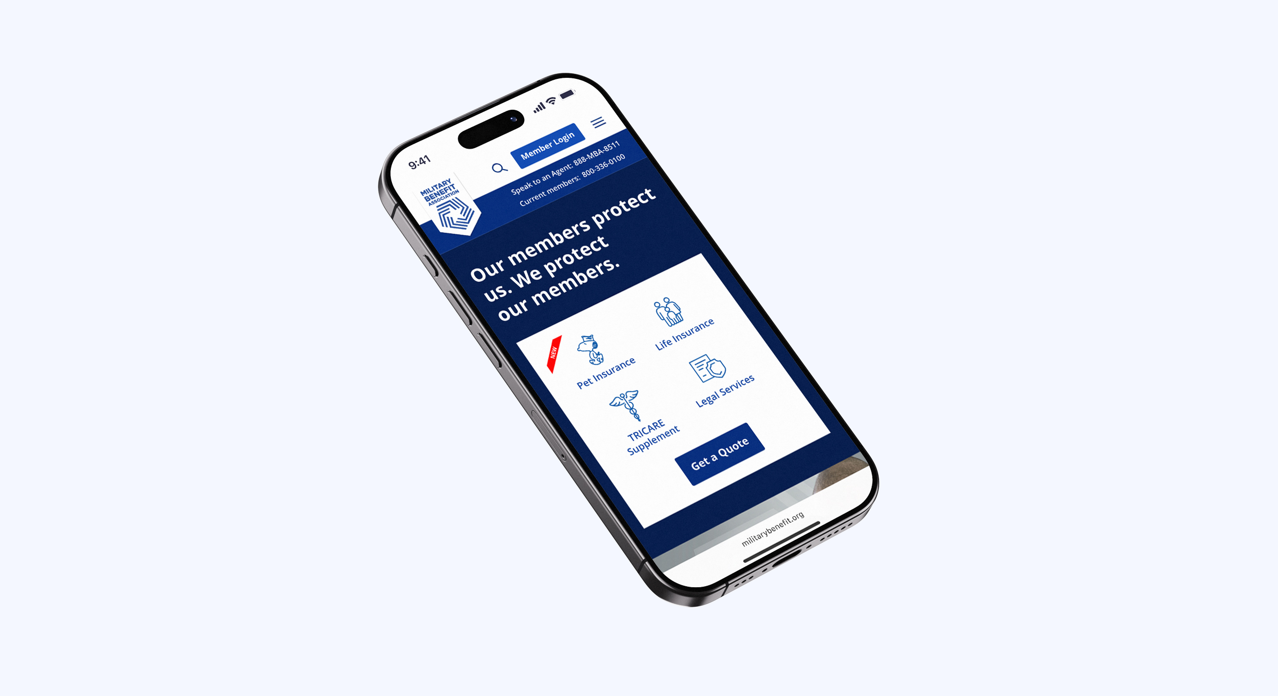 MBA Mobile Screen